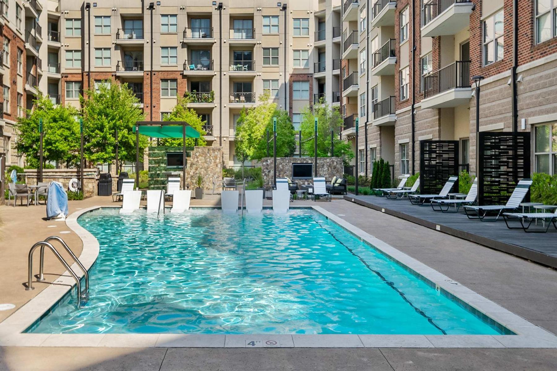 Uptown 4Th Ward Luxury Apt Year-Round Pool Charlotte Exterior foto